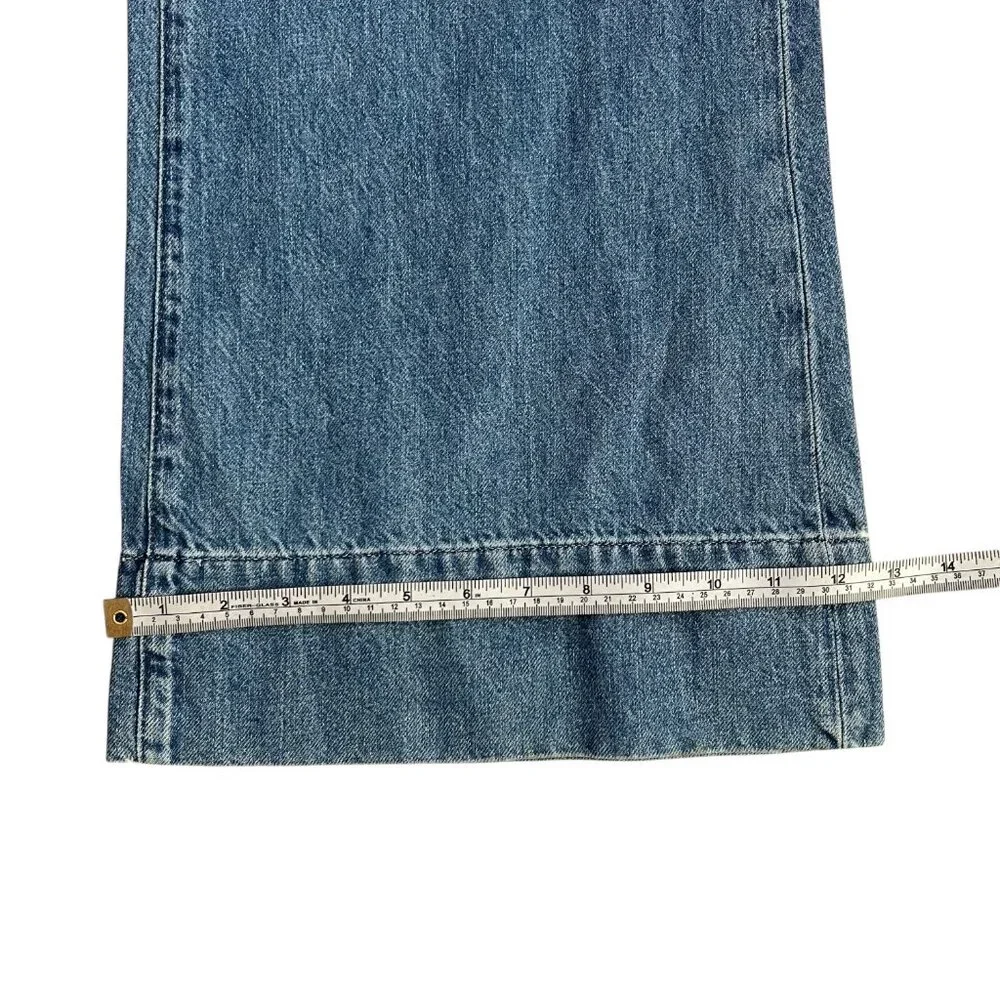 Triarchy x Anthroplogie Ms Onassis High Rise Wide Leg Jeans Size 30 Western Boho - Picture 12 of 12